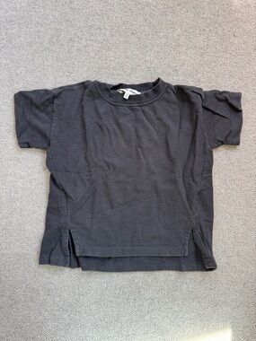 Kids Short Sleeve Tee in Charcoal - Unbranded